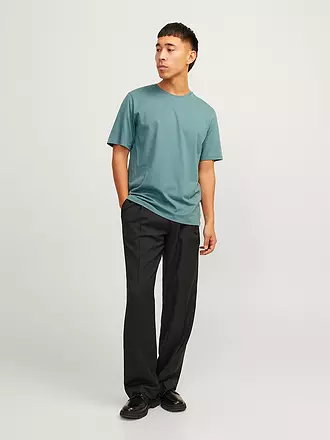 JACK & JONES | T-Shirt Slim Fit "JJEORGANIC" | petrol